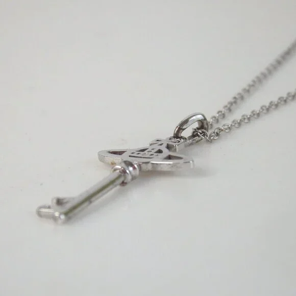 Authentic Vivienne Westwood Key motif Necklace metal [Used] - Picture 4 of 9